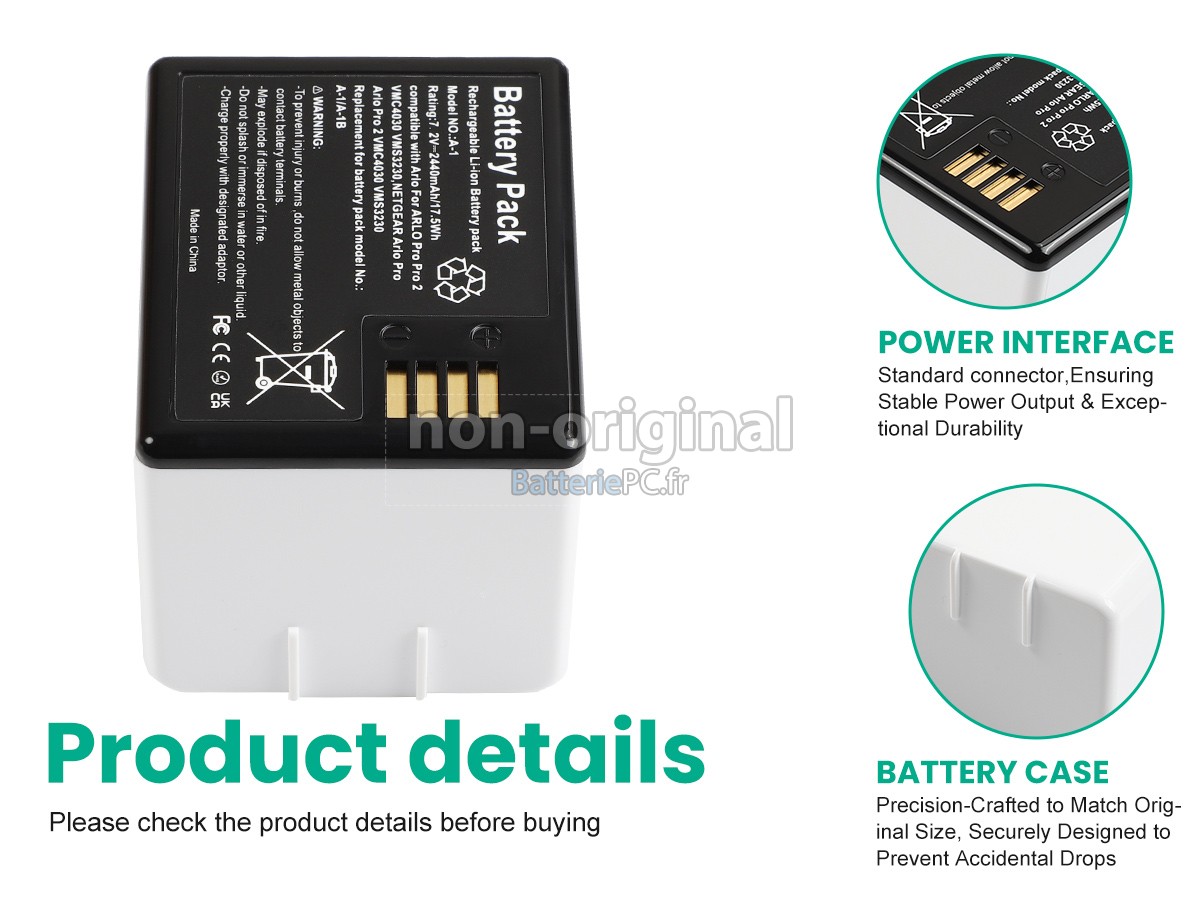 batterie pour Netgear 308-10029-01