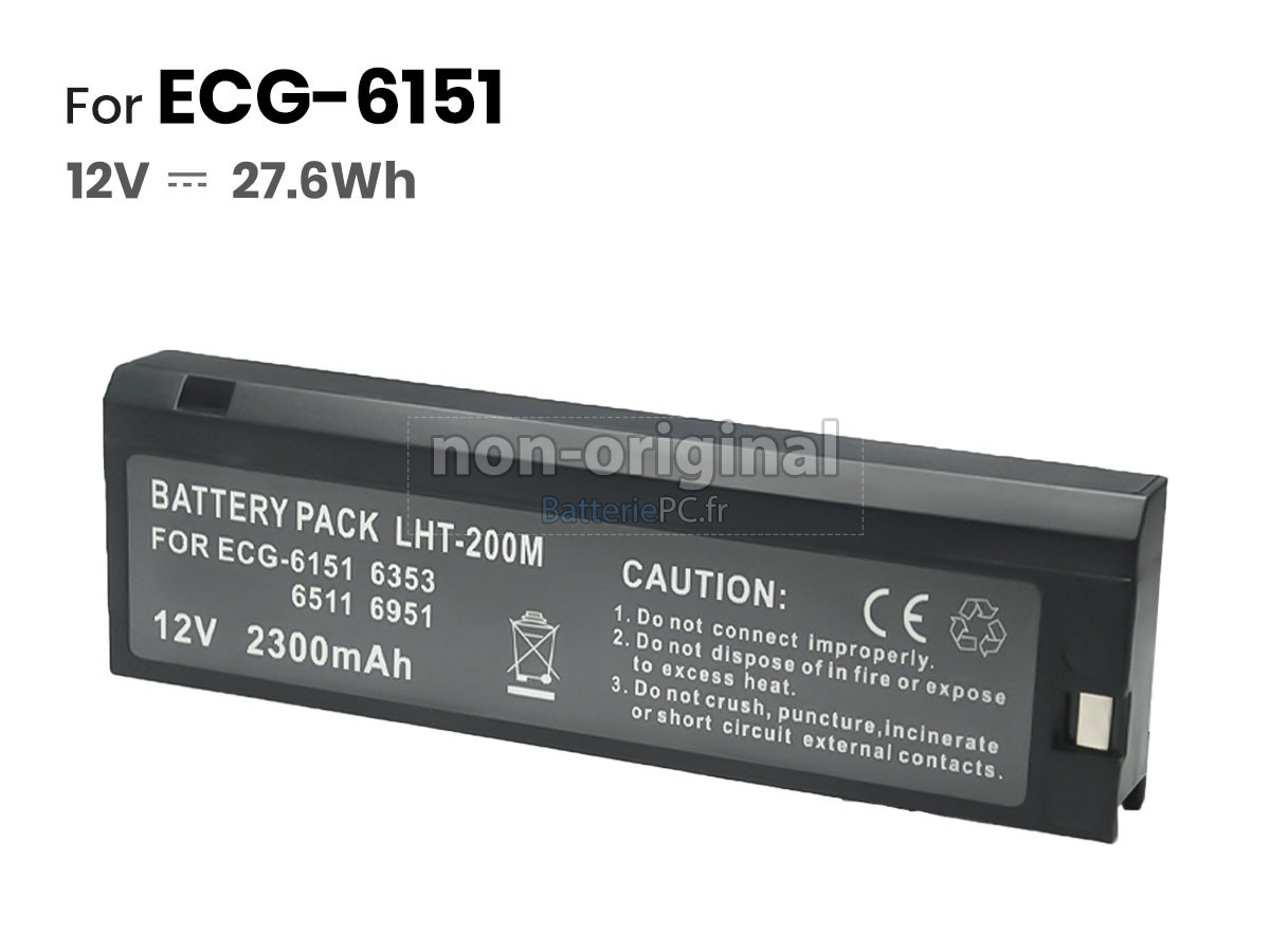 batterie pour Nihon Kohden ECG-6000