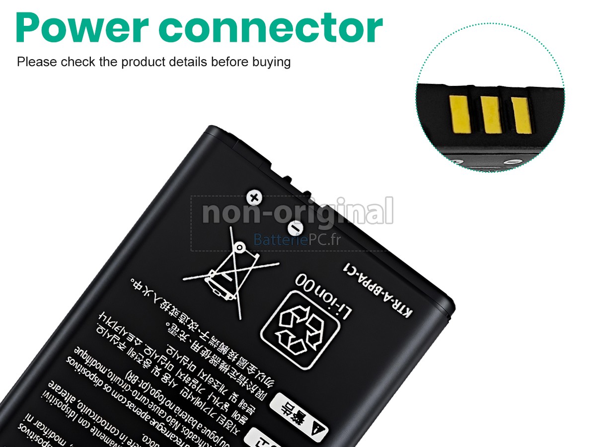 batterie pour Nintendo KTR-003