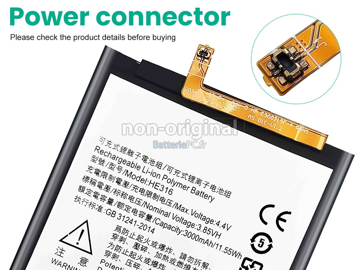 batterie pour Nokia 6