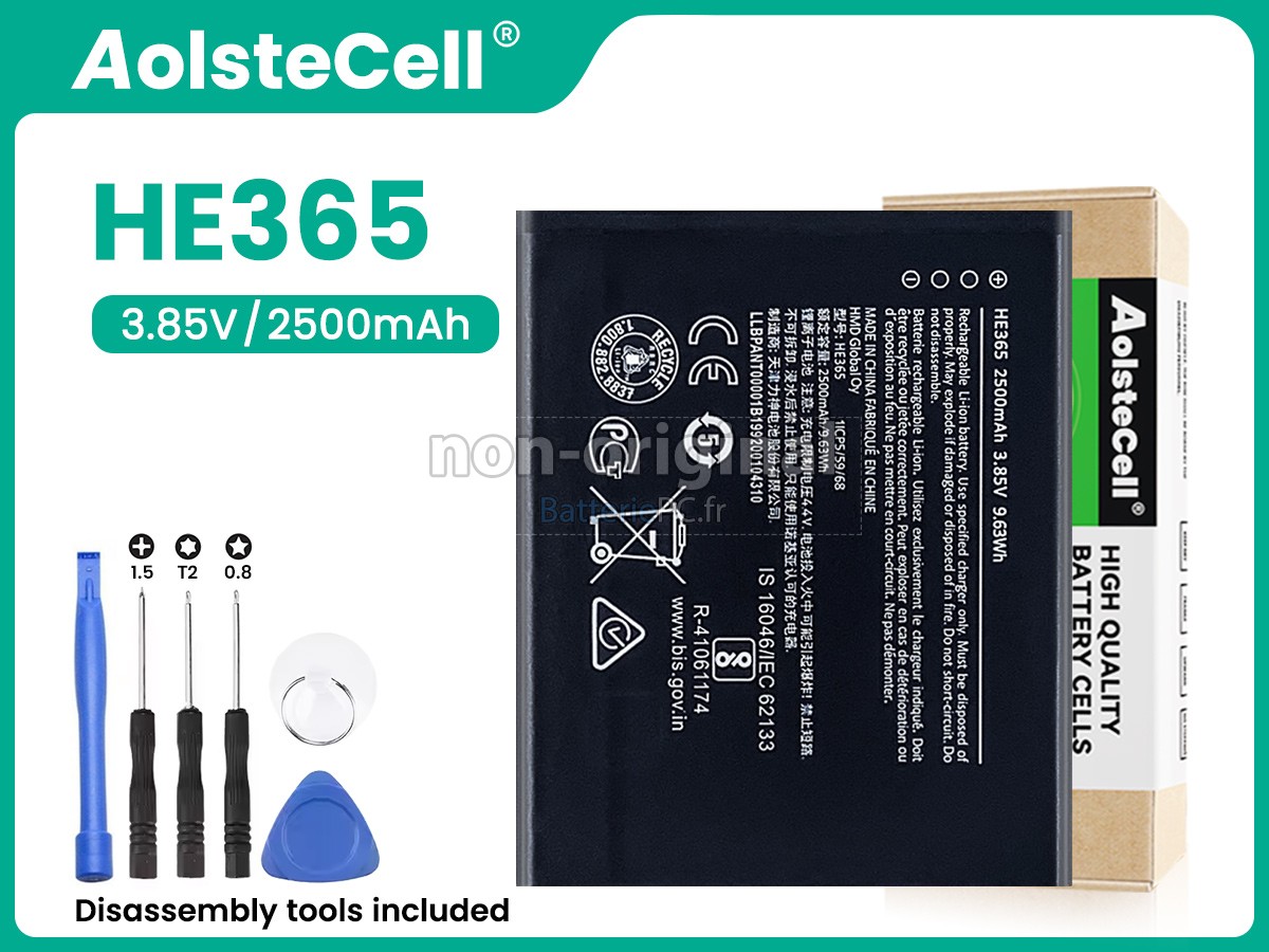 batterie pour Nokia HE365