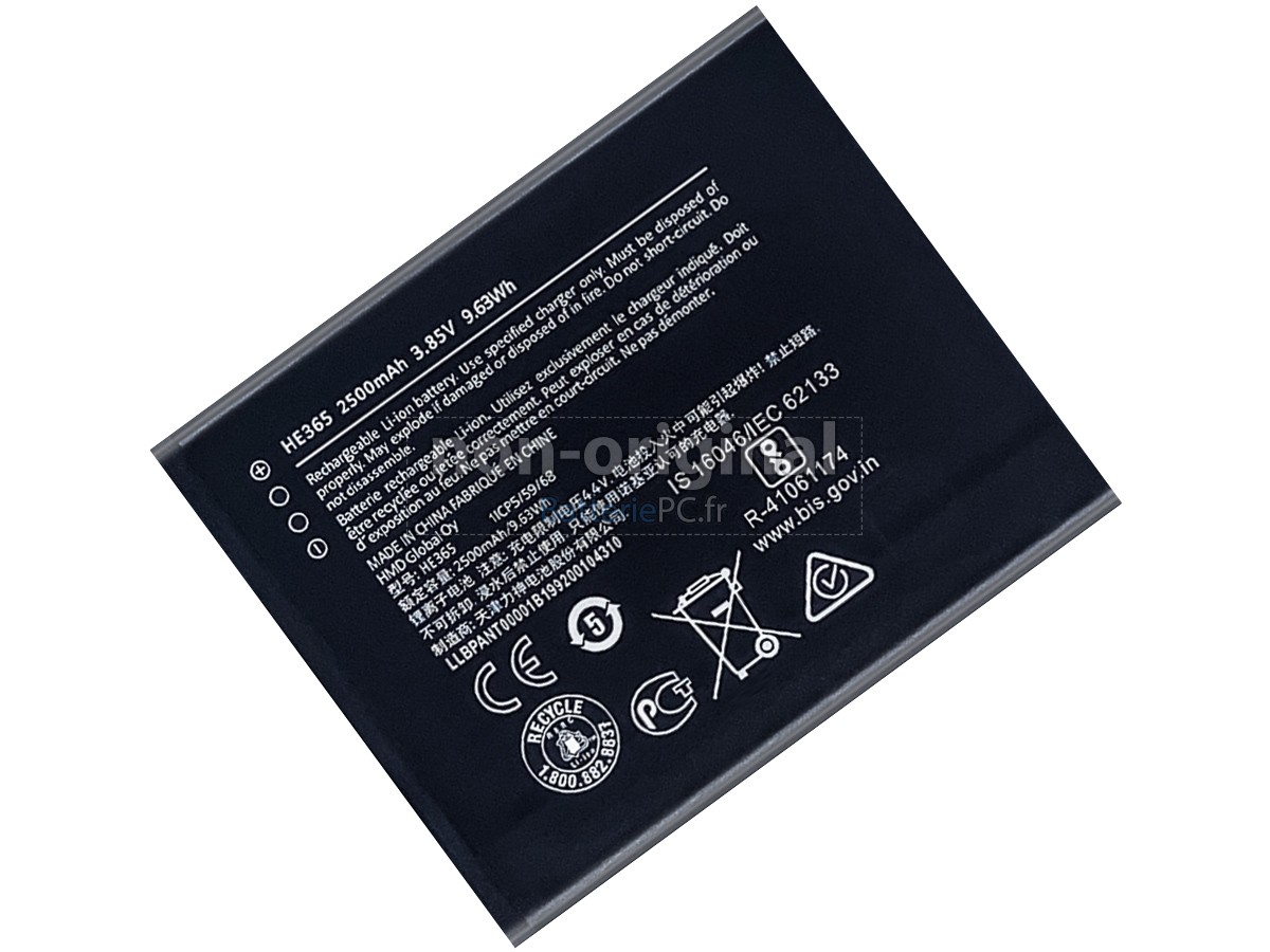 batterie pour Nokia HE365