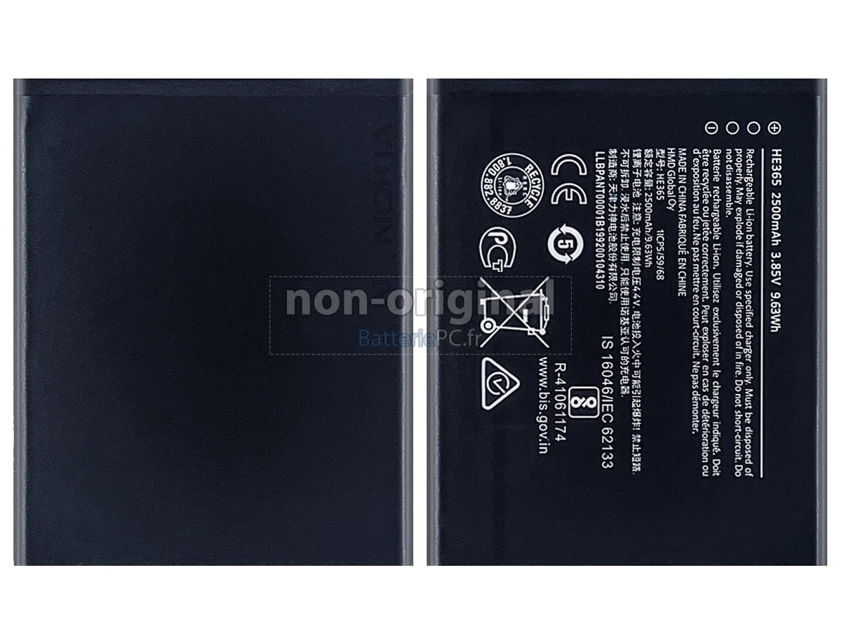 batterie pour Nokia HE365