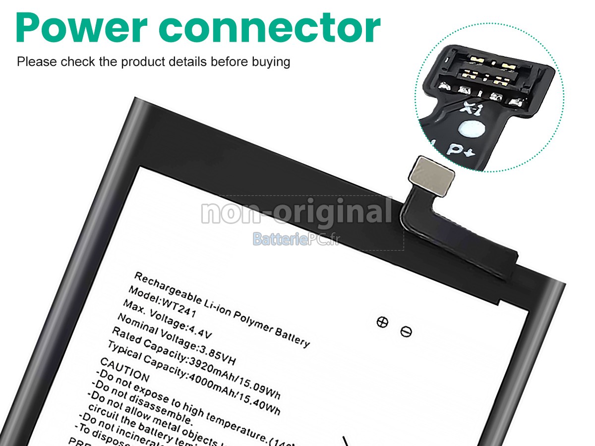 batterie pour Nokia WT241