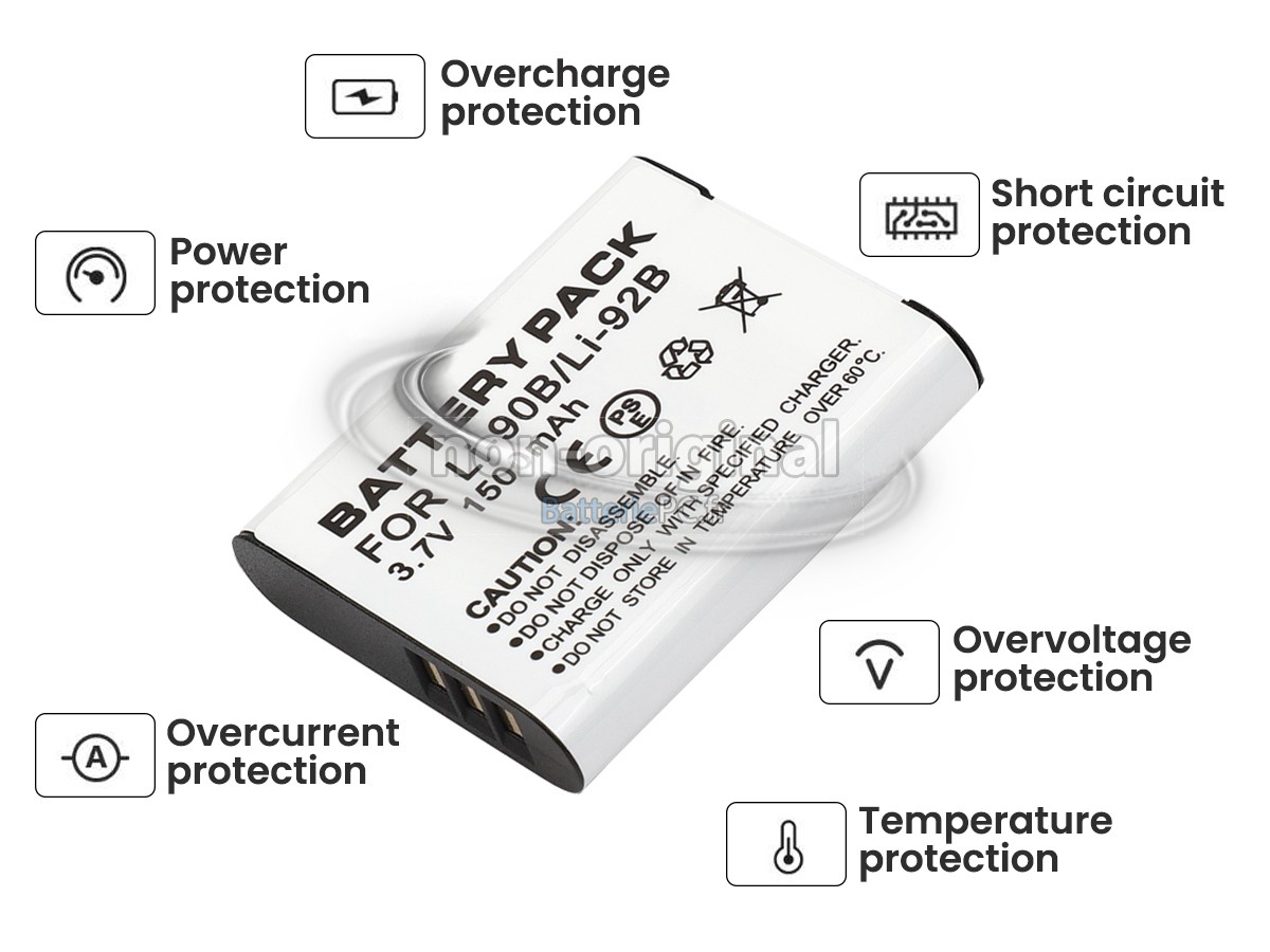 batterie pour Olympus STYLUS TG-4 TOUGH