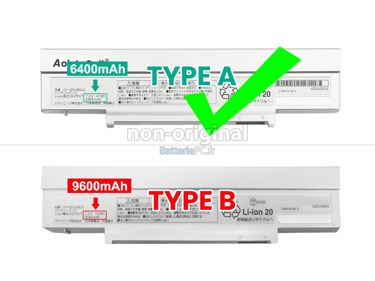 batterie pour Panasonic LETS NOTE CF-SZ6