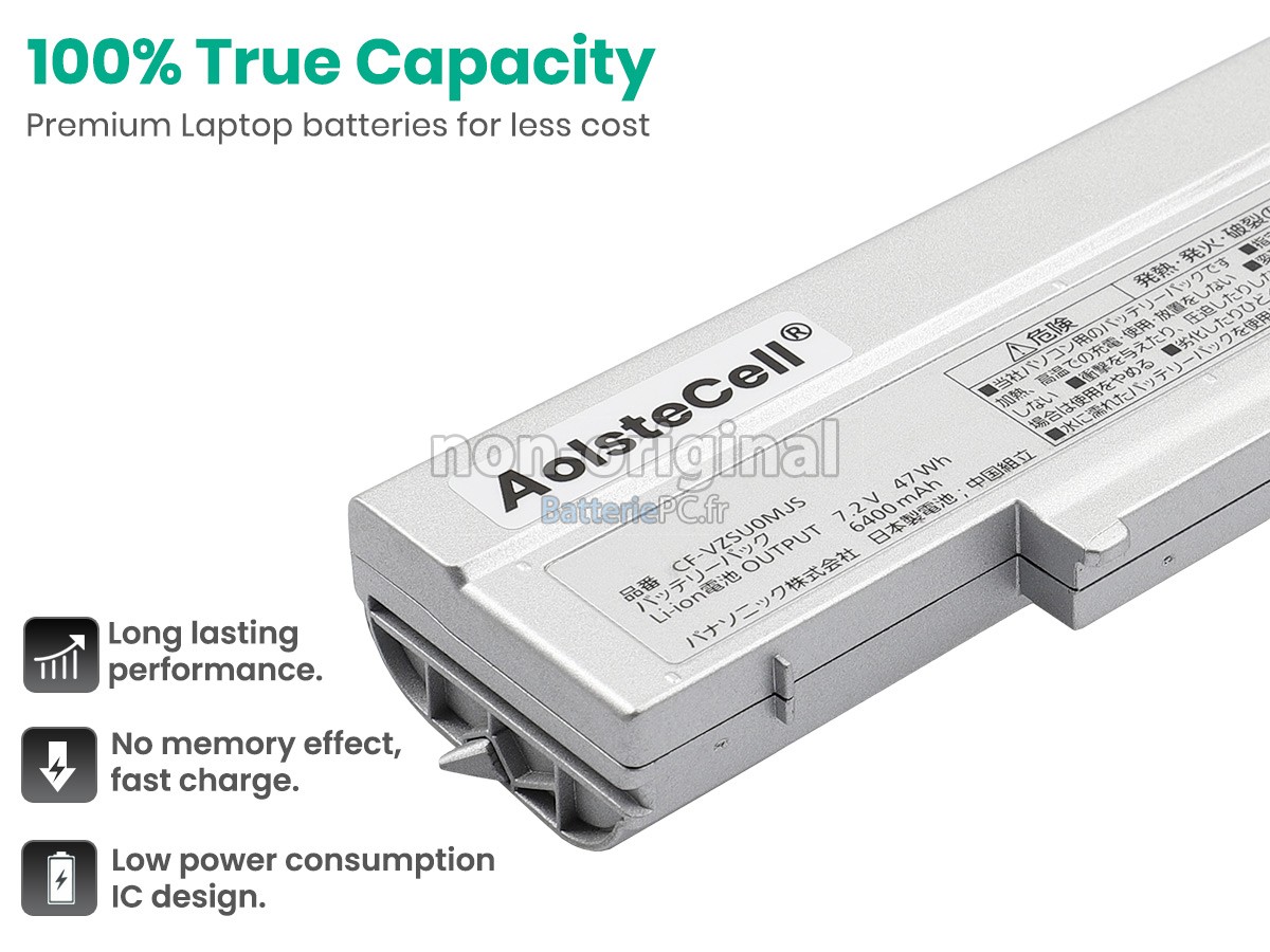 batterie pour Panasonic LETS NOTE CF-SZ6
