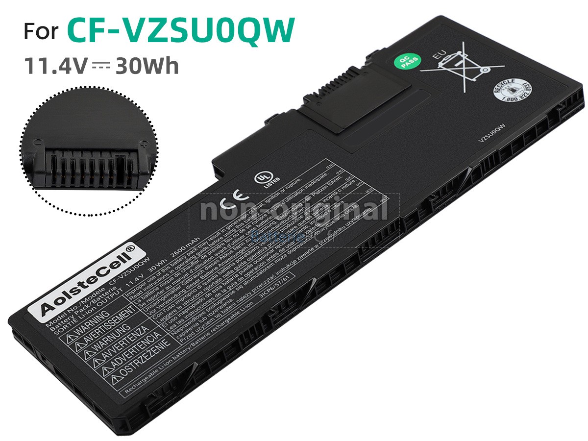 batterie pour Panasonic CF-VZSU0QQ