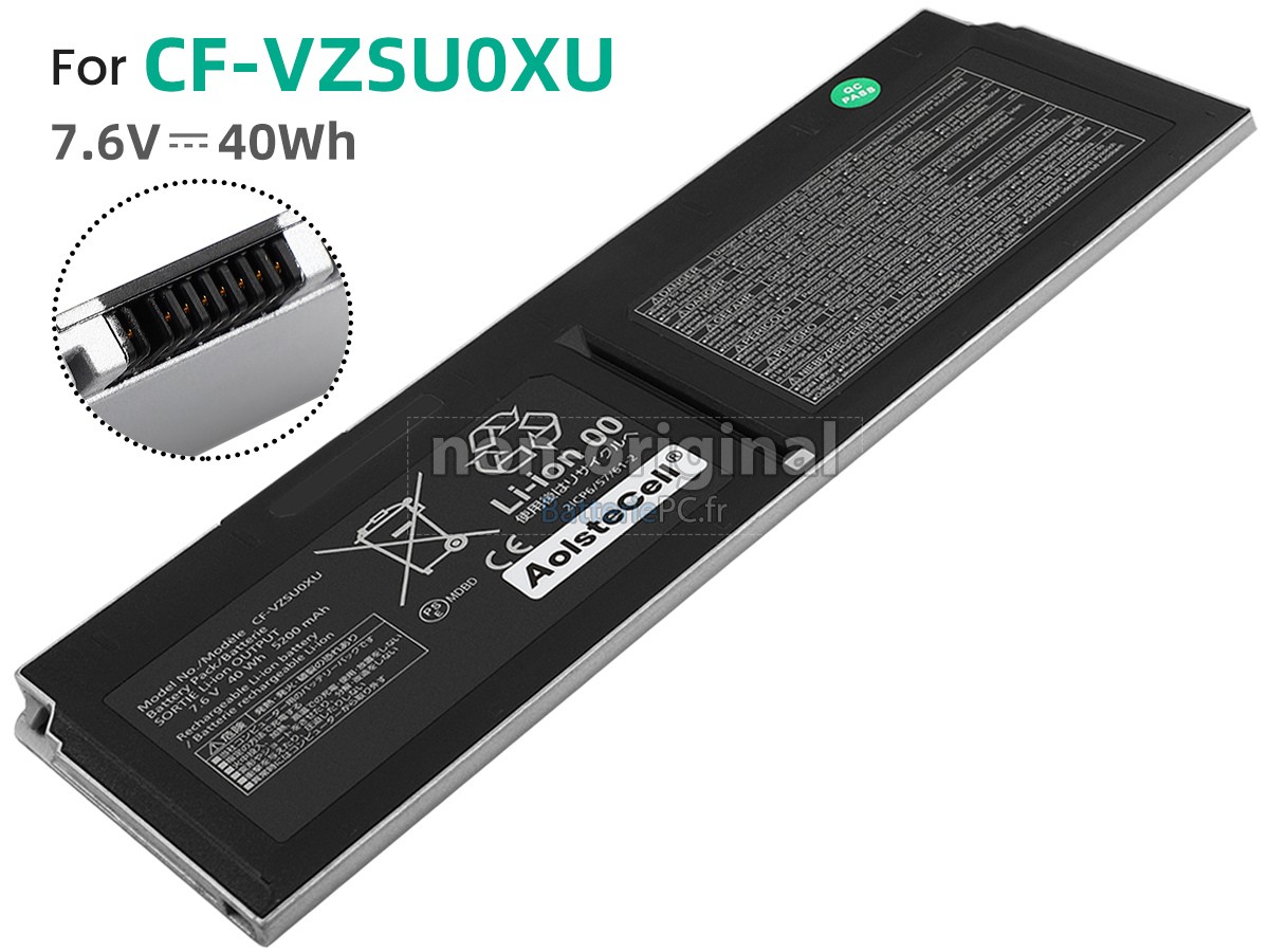 batterie pour Panasonic CF-XZ62