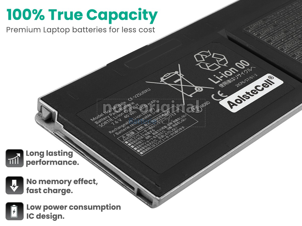 batterie pour Panasonic CF-XZ62