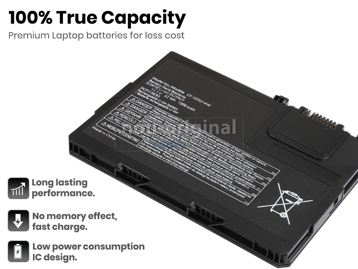 batterie pour Panasonic CF-33 TOUGHBOOK