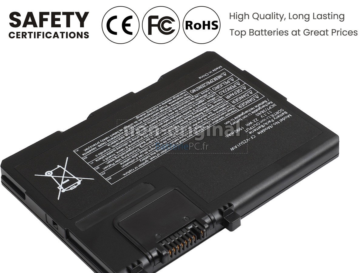 batterie pour Panasonic CF-33 TOUGHBOOK