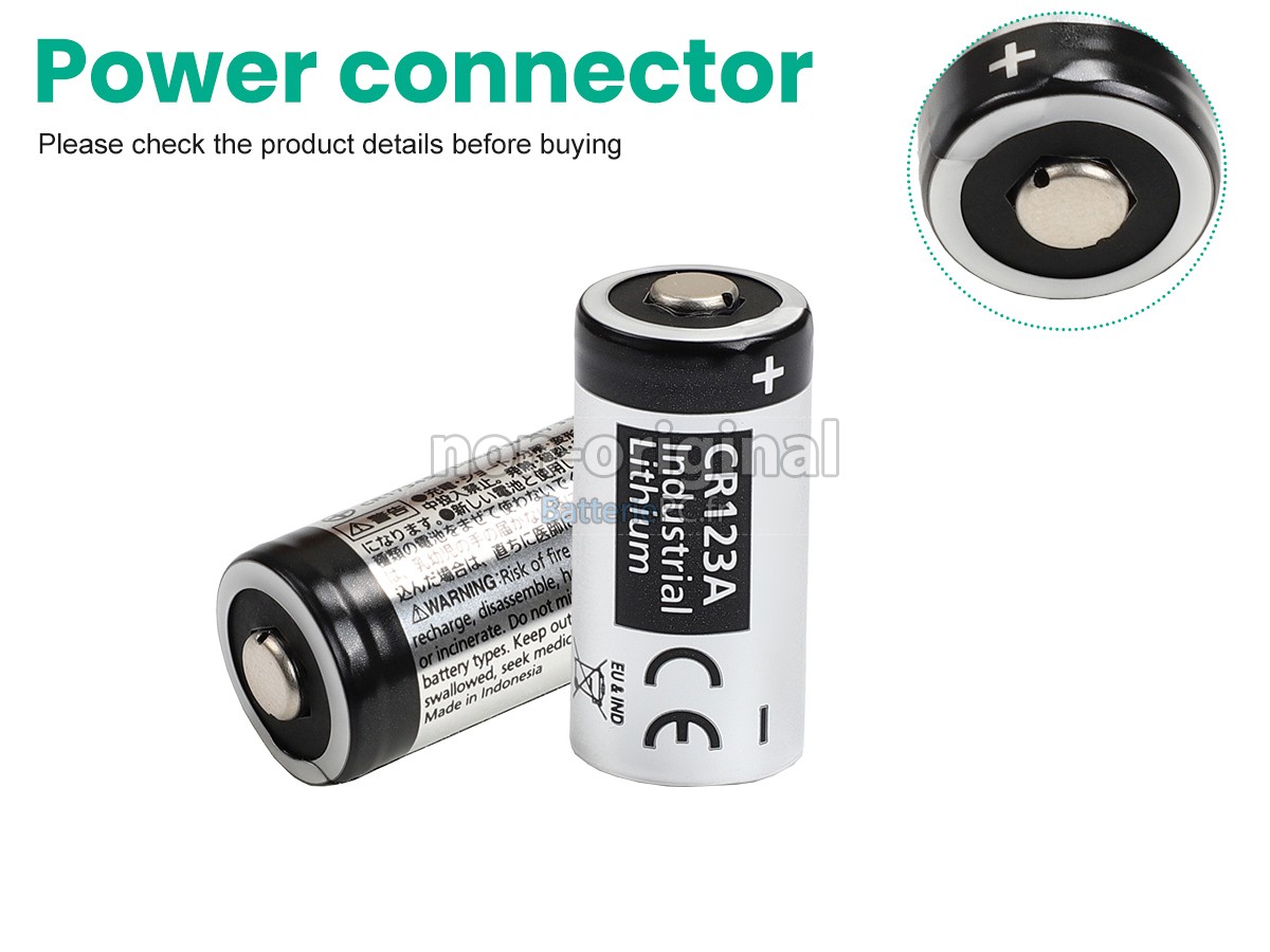 batterie pour Panasonic CR123A