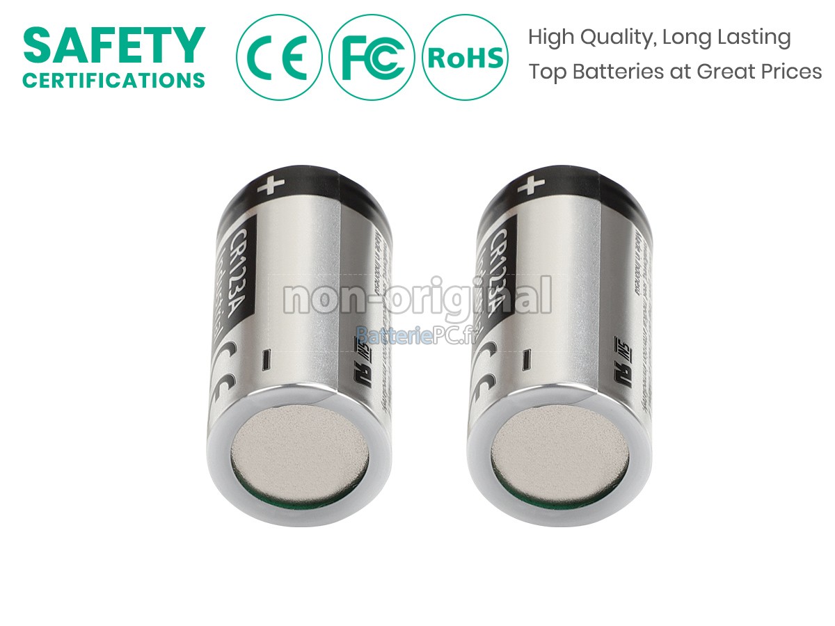 batterie pour Panasonic CR123A