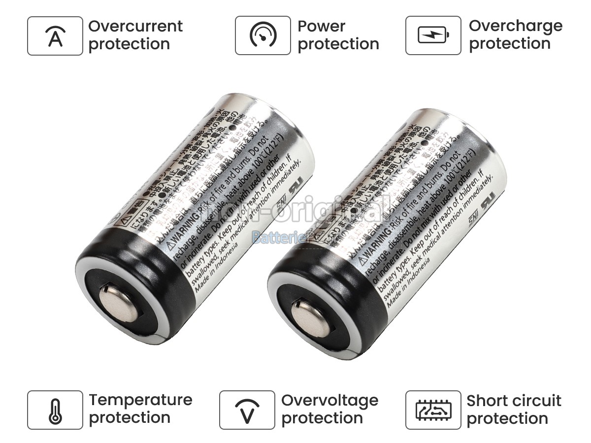 batterie pour Panasonic CR123A