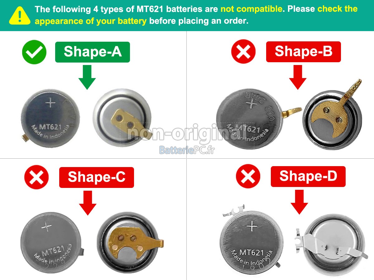 batterie pour Panasonic MT621