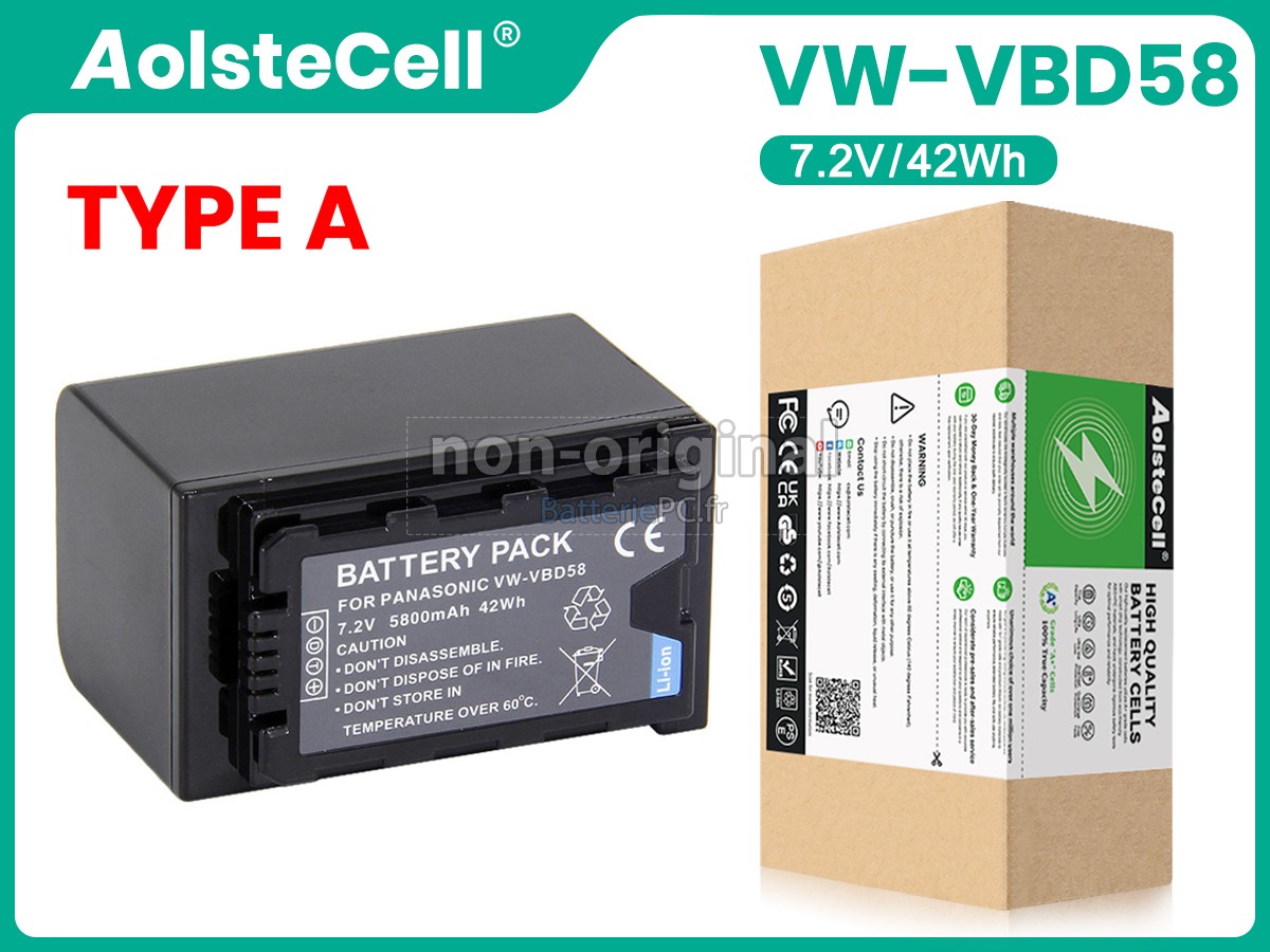 batterie pour Panasonic HC-X1500