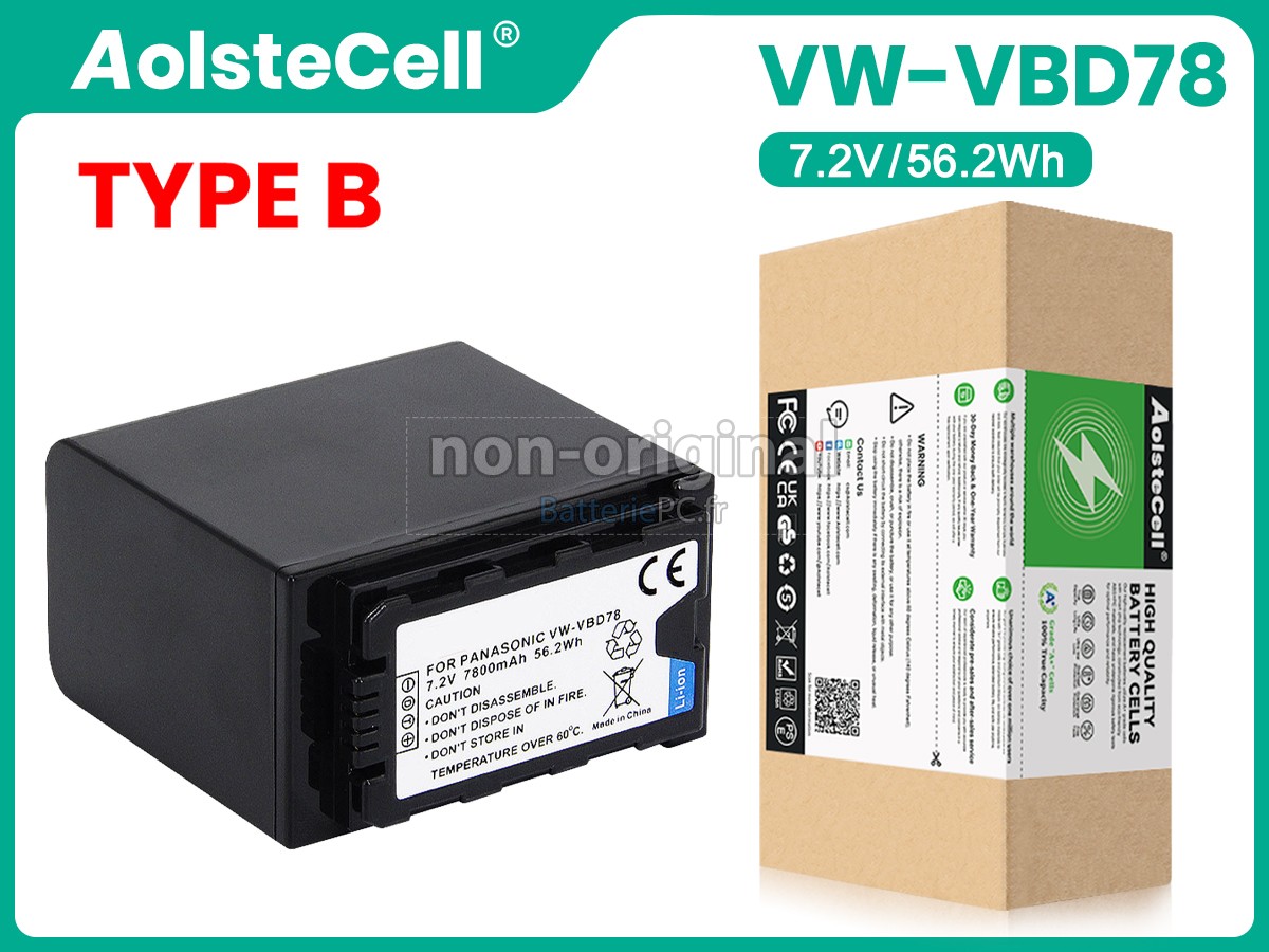 batterie pour Panasonic HC-X1500