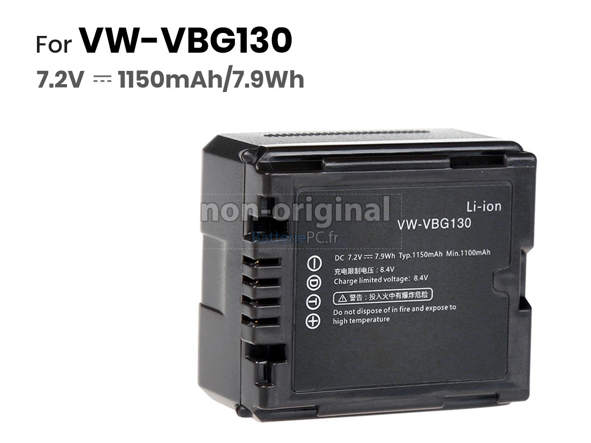 batterie pour Panasonic VW-VBG070