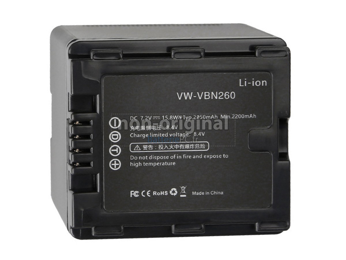 batterie pour Panasonic HC-X900M