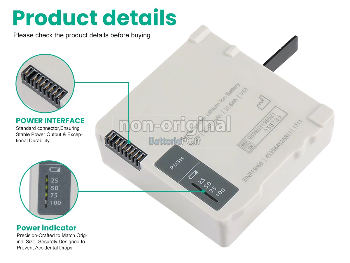 batterie pour Philips MX100