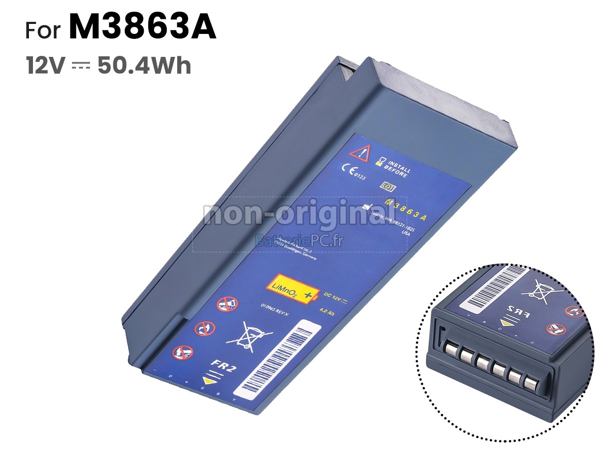 batterie pour Philips HEARTSTART FR2+