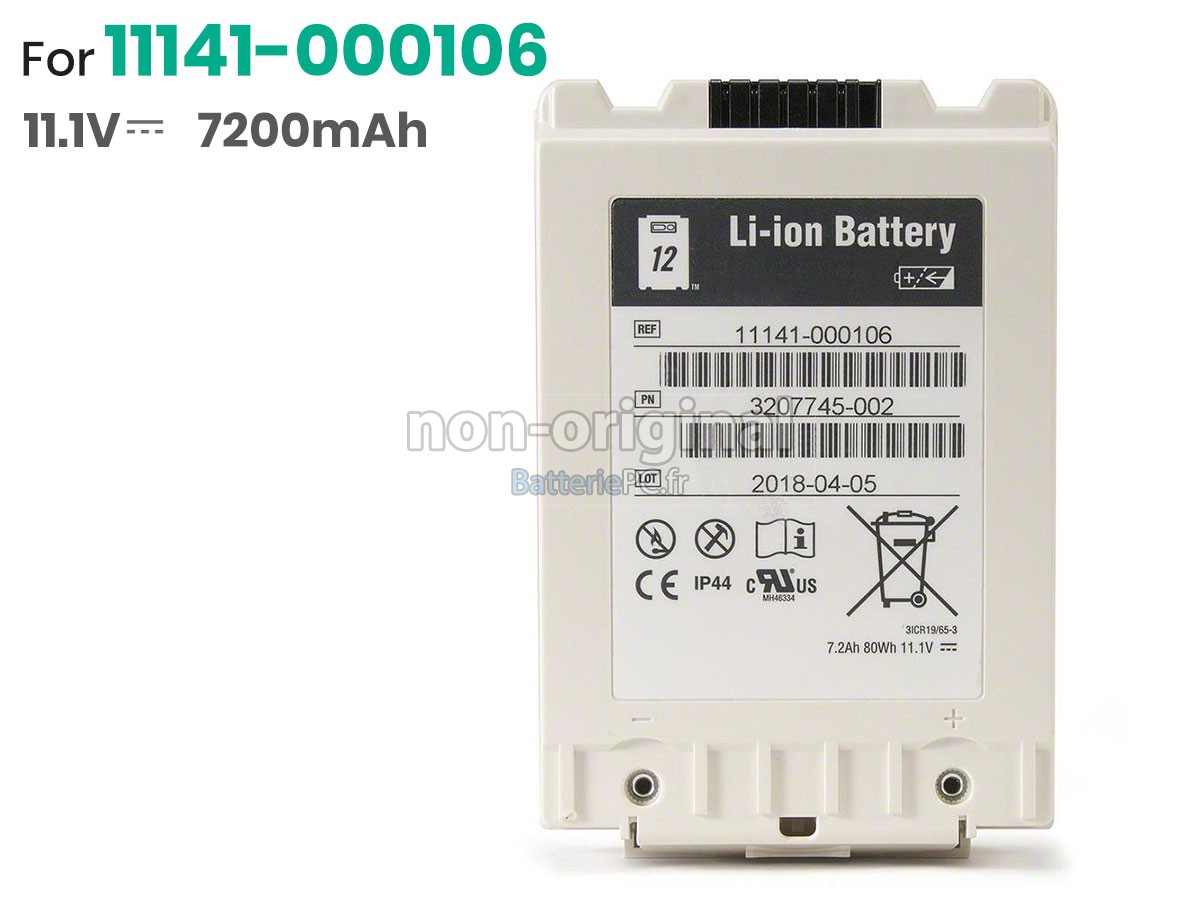 batterie pour Physio Control 11141-000106