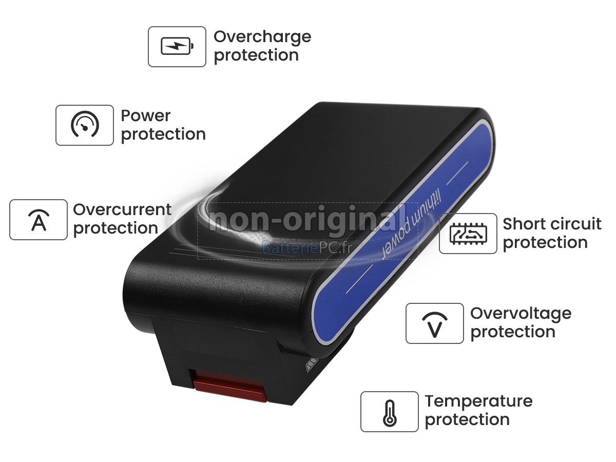 batterie pour Polaris PVCS 5090