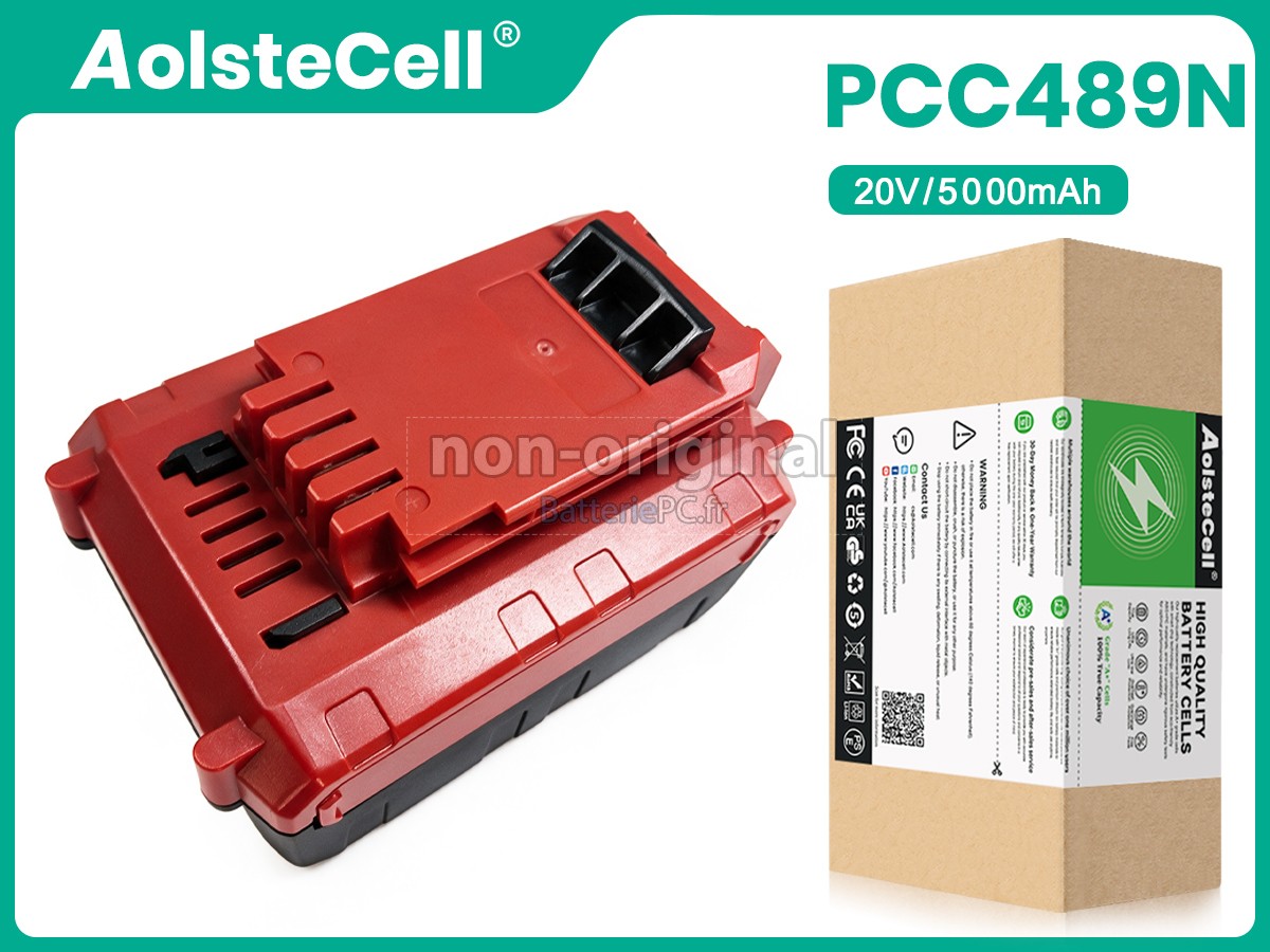 batterie pour Porter Cable 20V PCC489N