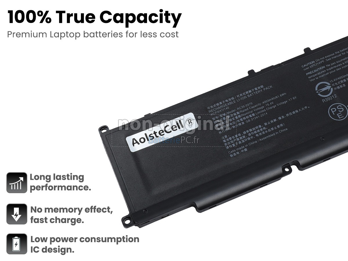 batterie pour Razer BLADE 14 2021 GEFORCE RTX 3060