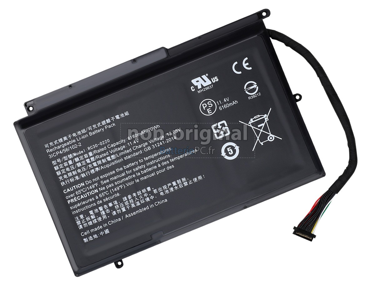 batterie pour Razer BLADE PRO 17 FHD