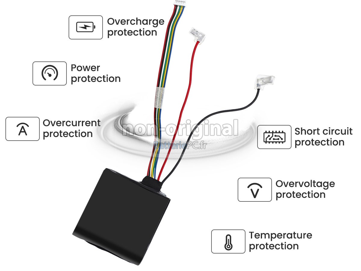 batterie pour Roborock BCR-1P6S-4000HS