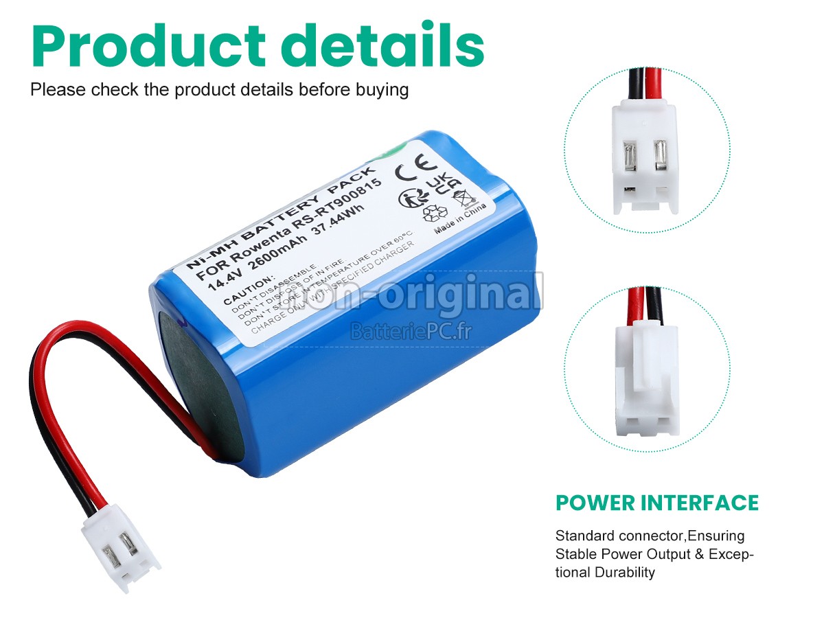 batterie pour Rowenta RS-RT900815