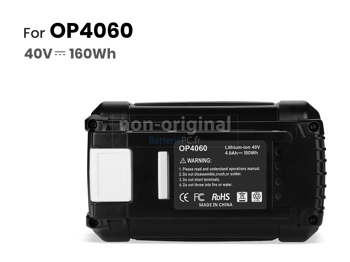 batterie pour Ryobi OP4030