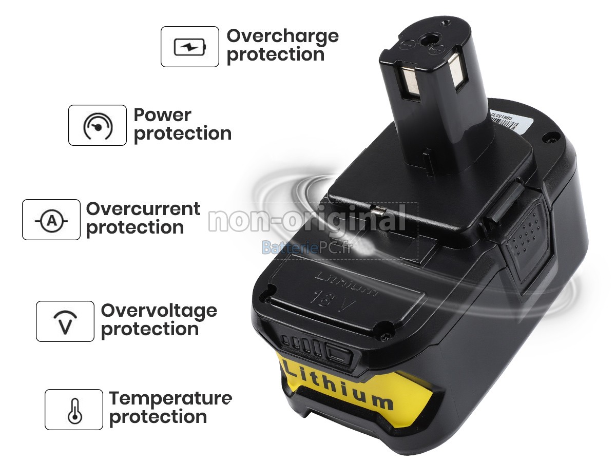 batterie pour Ryobi BPL-1820G