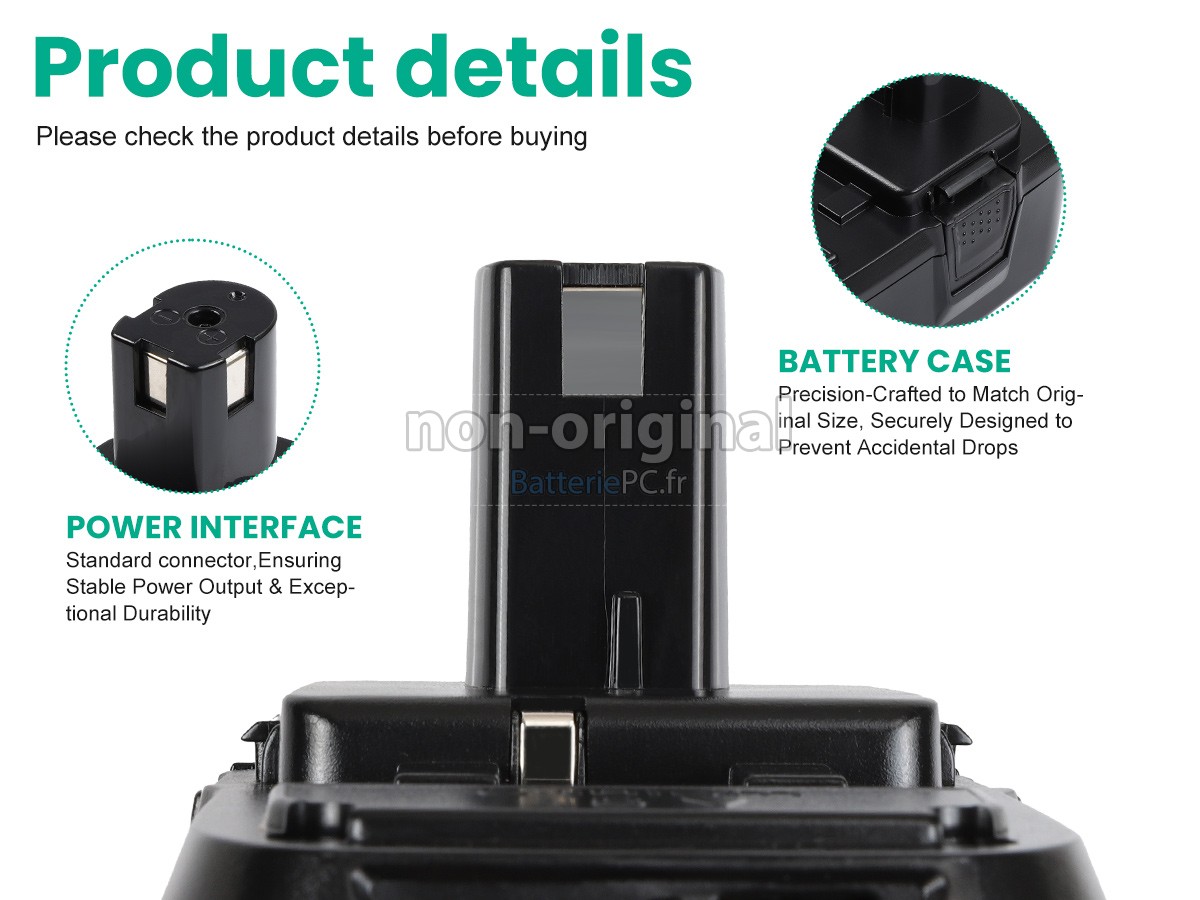 batterie pour Ryobi BPL-1820G