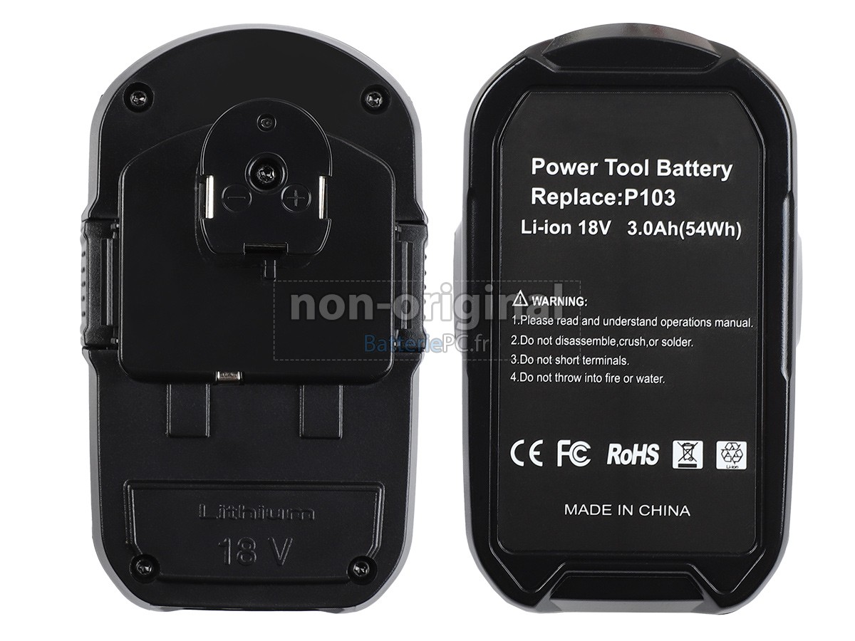 batterie pour Ryobi BPL-1820G