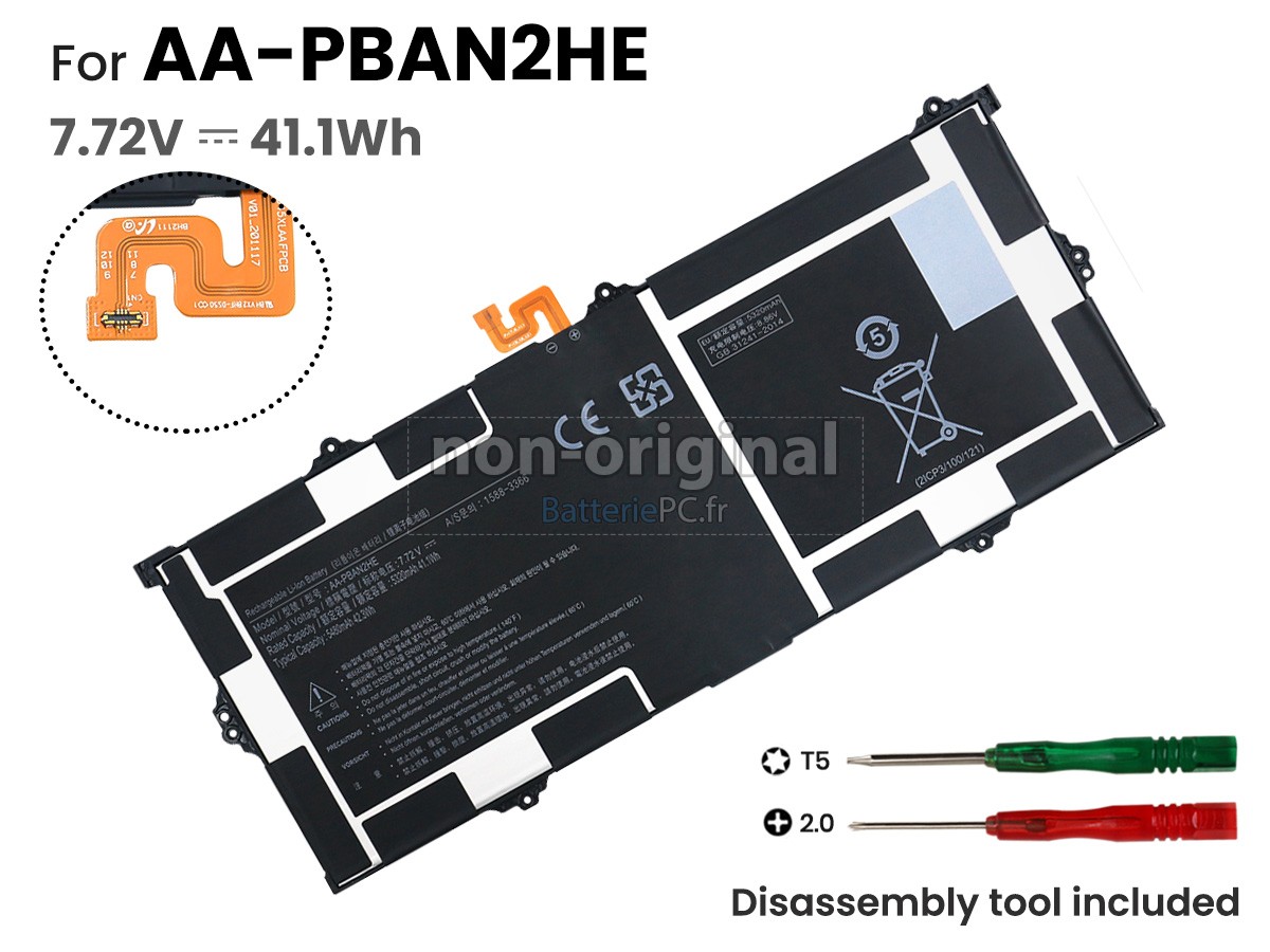 batterie pour Samsung Galaxy Book GO 5G NP545XLA