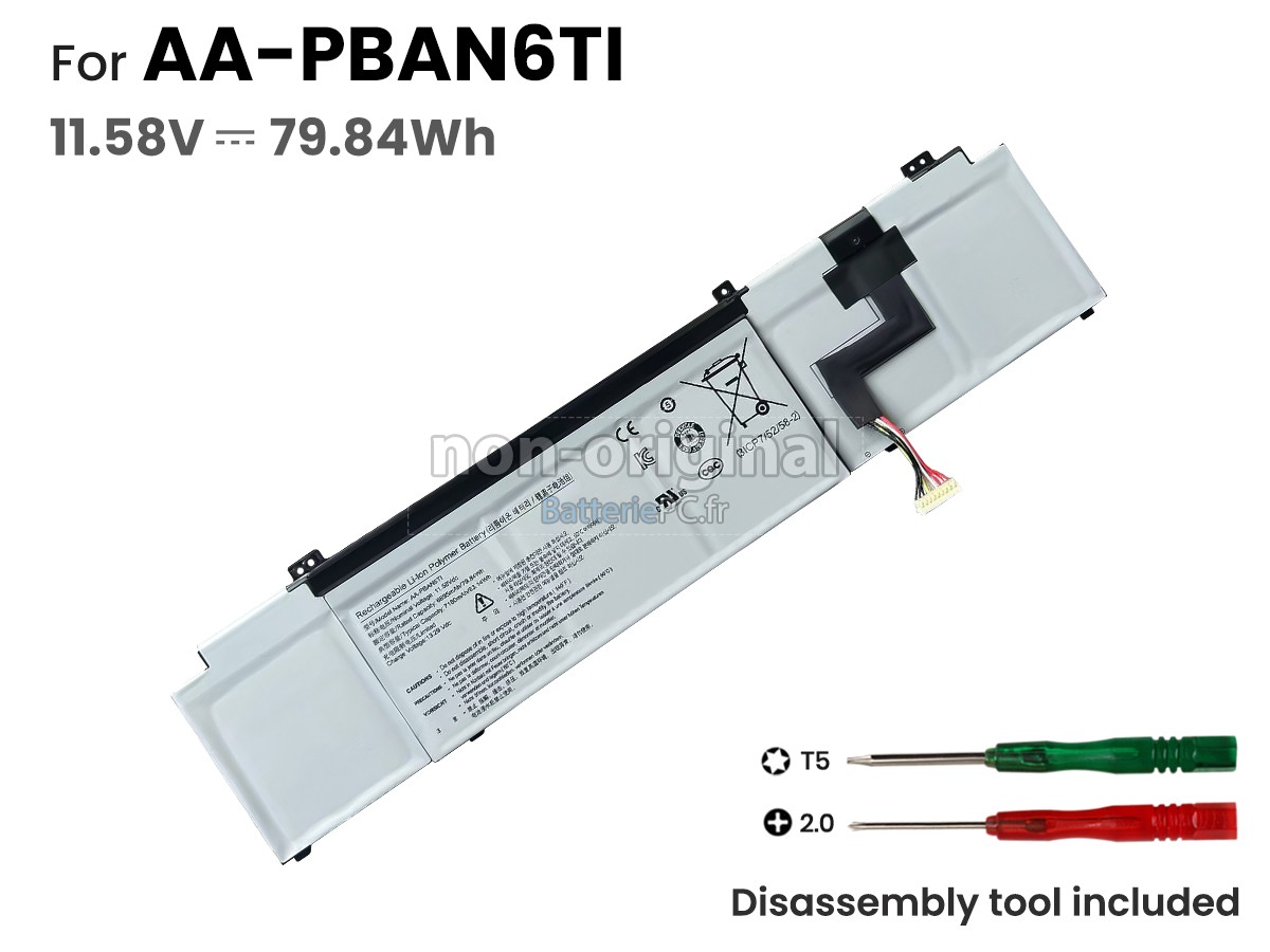 batterie pour Samsung Galaxy Book ODYSSEY NP762XDA
