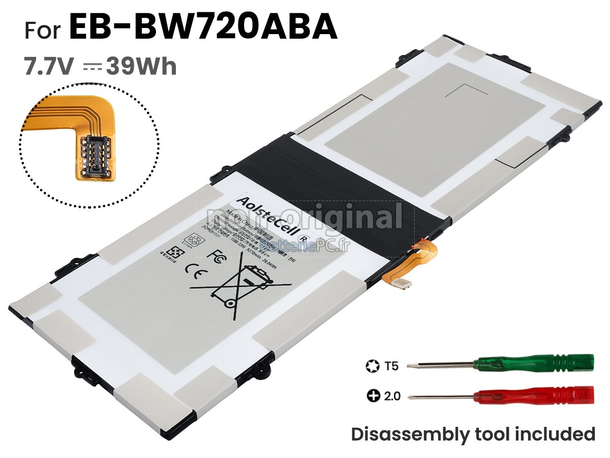 batterie pour Samsung EB-BW720ABE