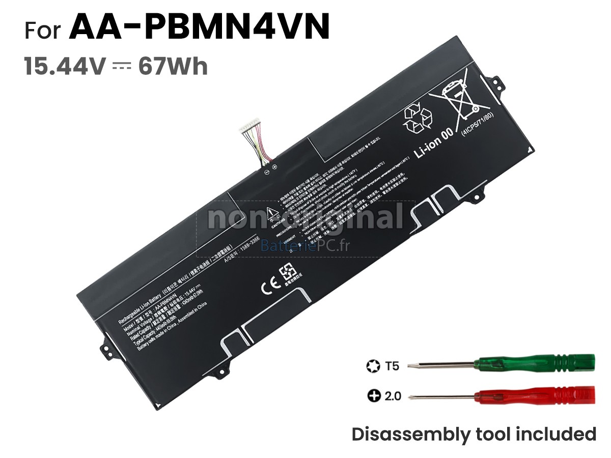 batterie pour Samsung Galaxy Book4 360 15 NP750QGK