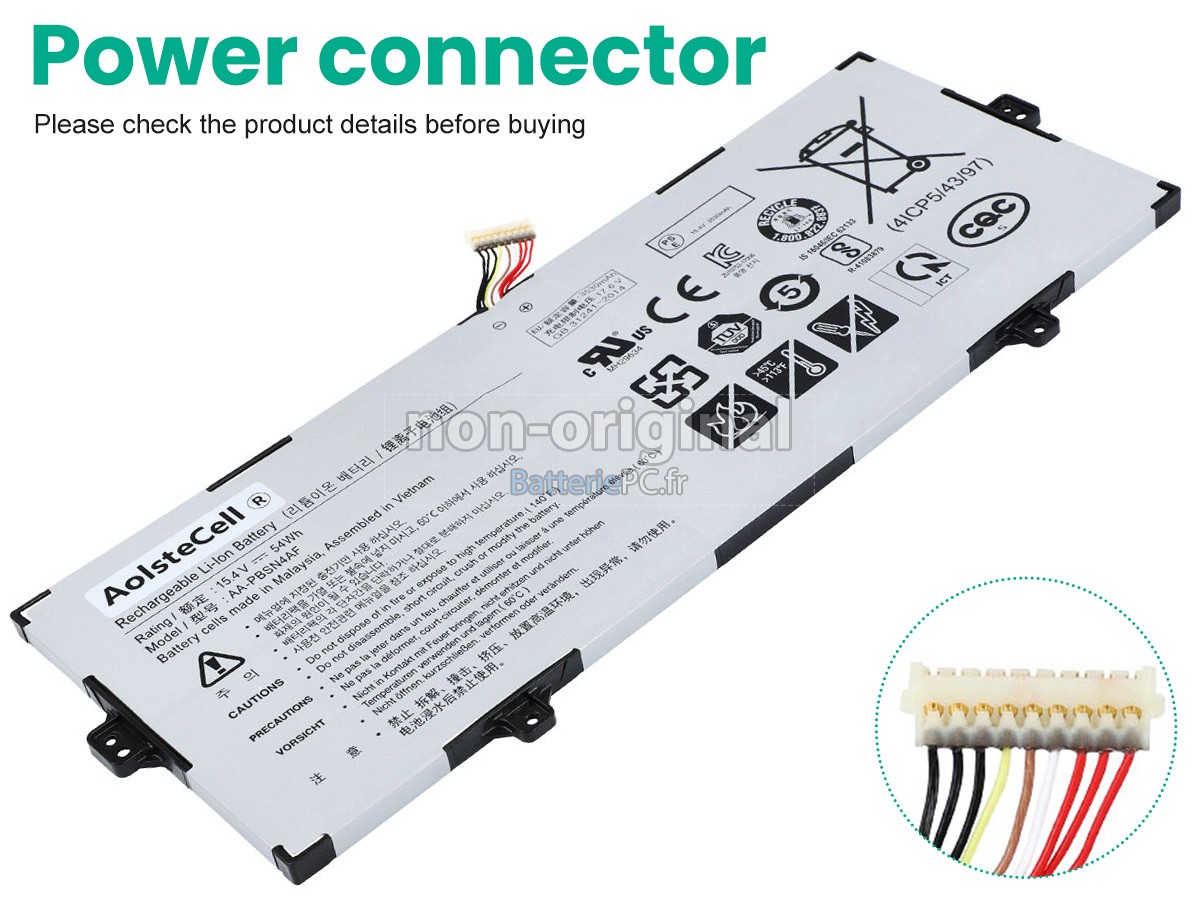 batterie pour Samsung NP930SBE-K03HK