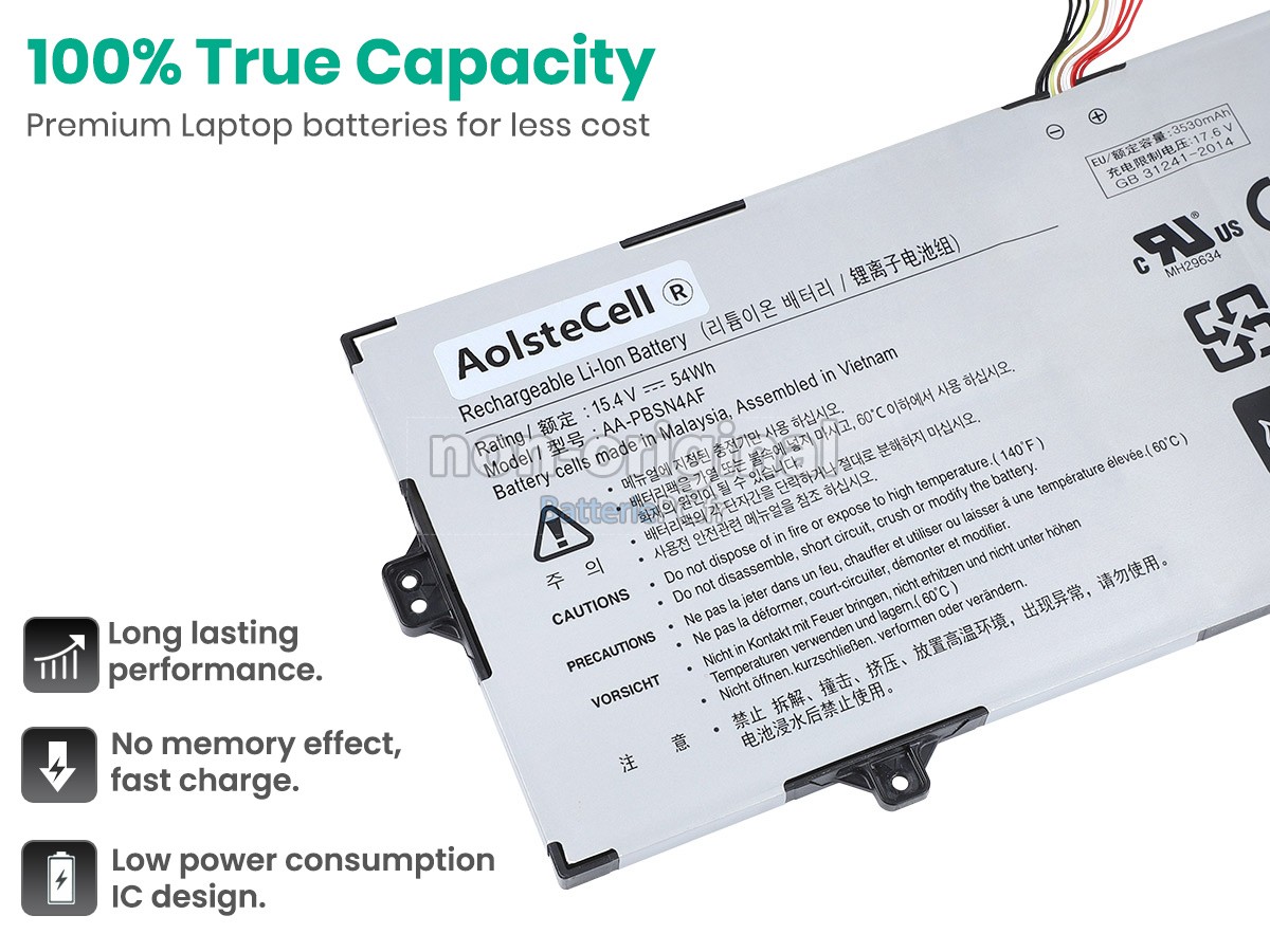 batterie pour Samsung NP930SBE-K03HK