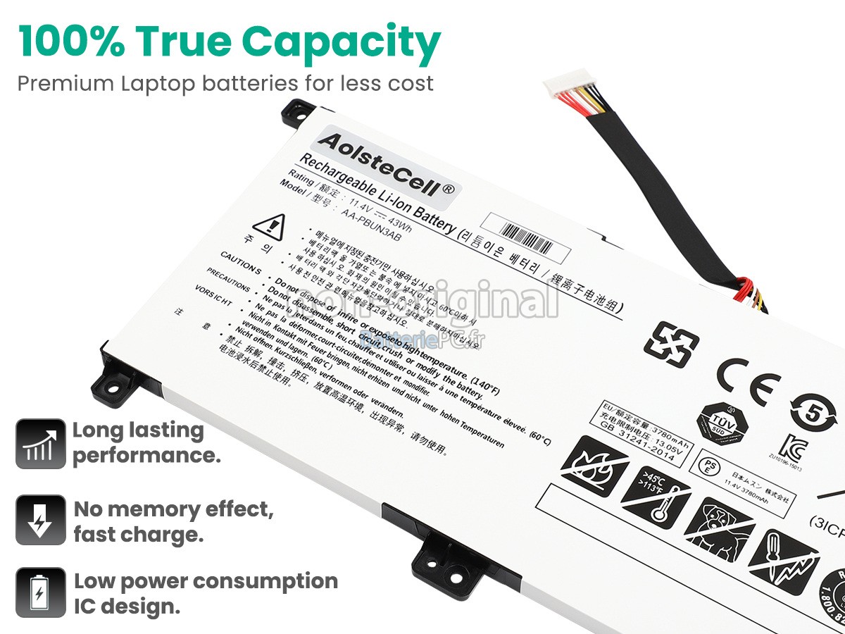 batterie pour Samsung NP740U5M