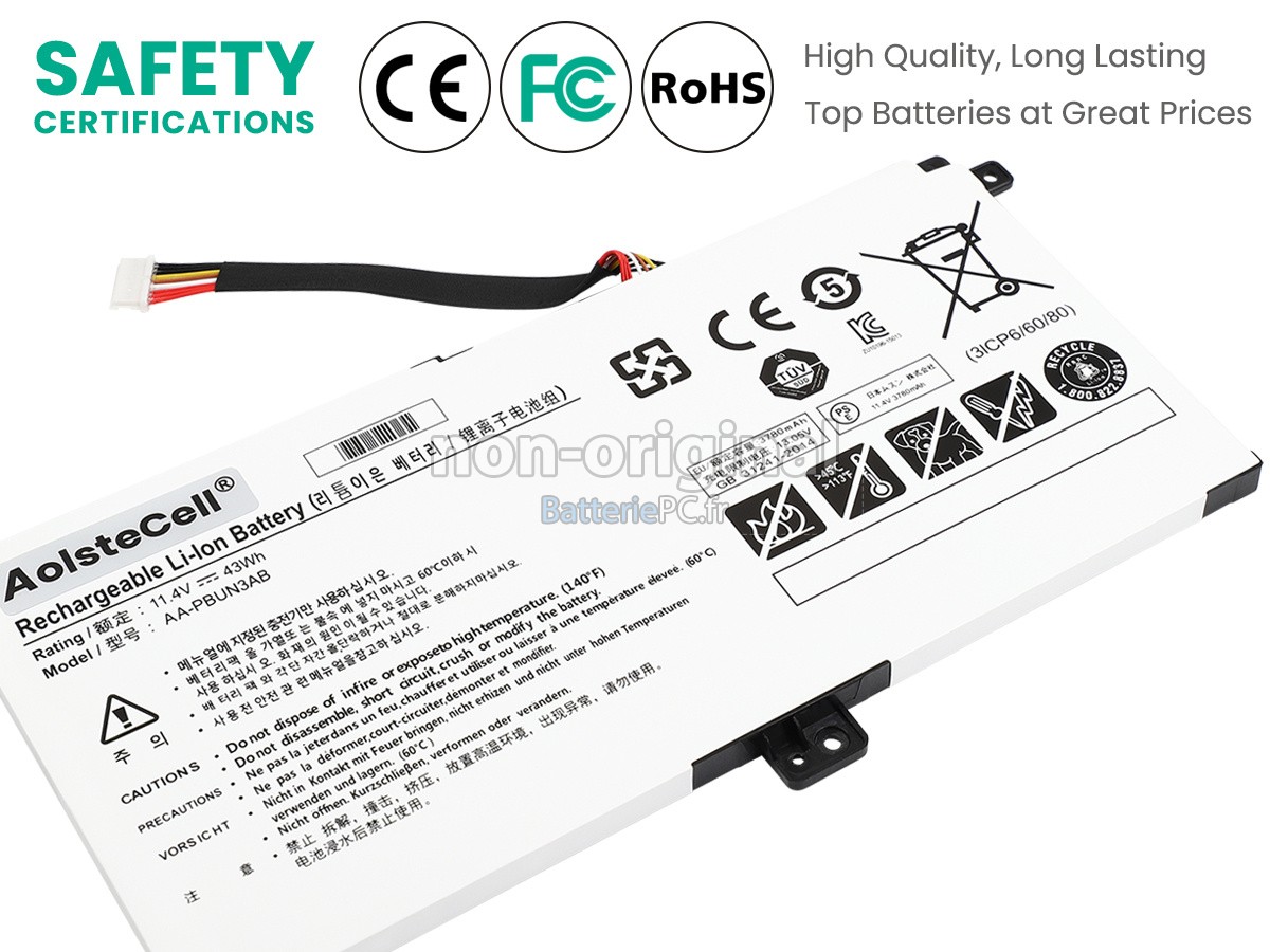 batterie pour Samsung NP740U5M
