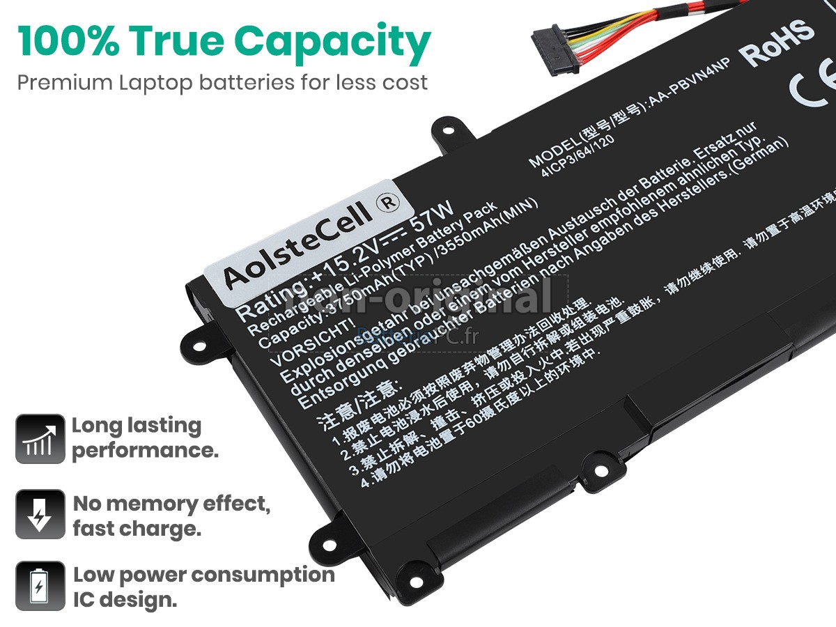 batterie pour Samsung NP670Z5E-X01