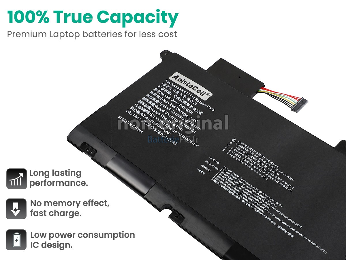 batterie pour Samsung AA-PBXN8AR