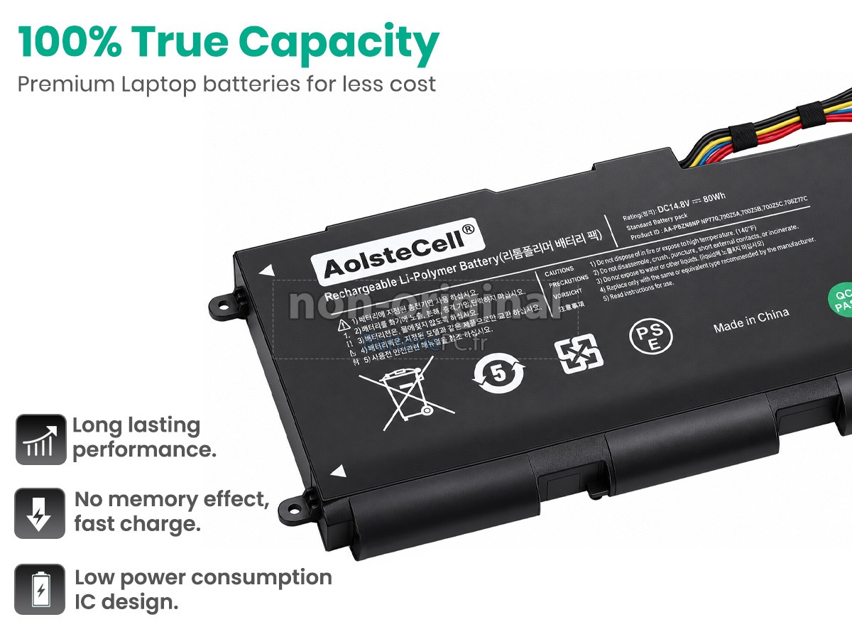 batterie pour Samsung NP700Z7C-S01UB