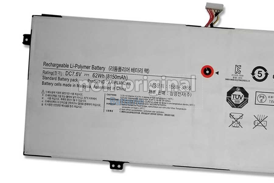 batterie pour Samsung NP930X5J-K01