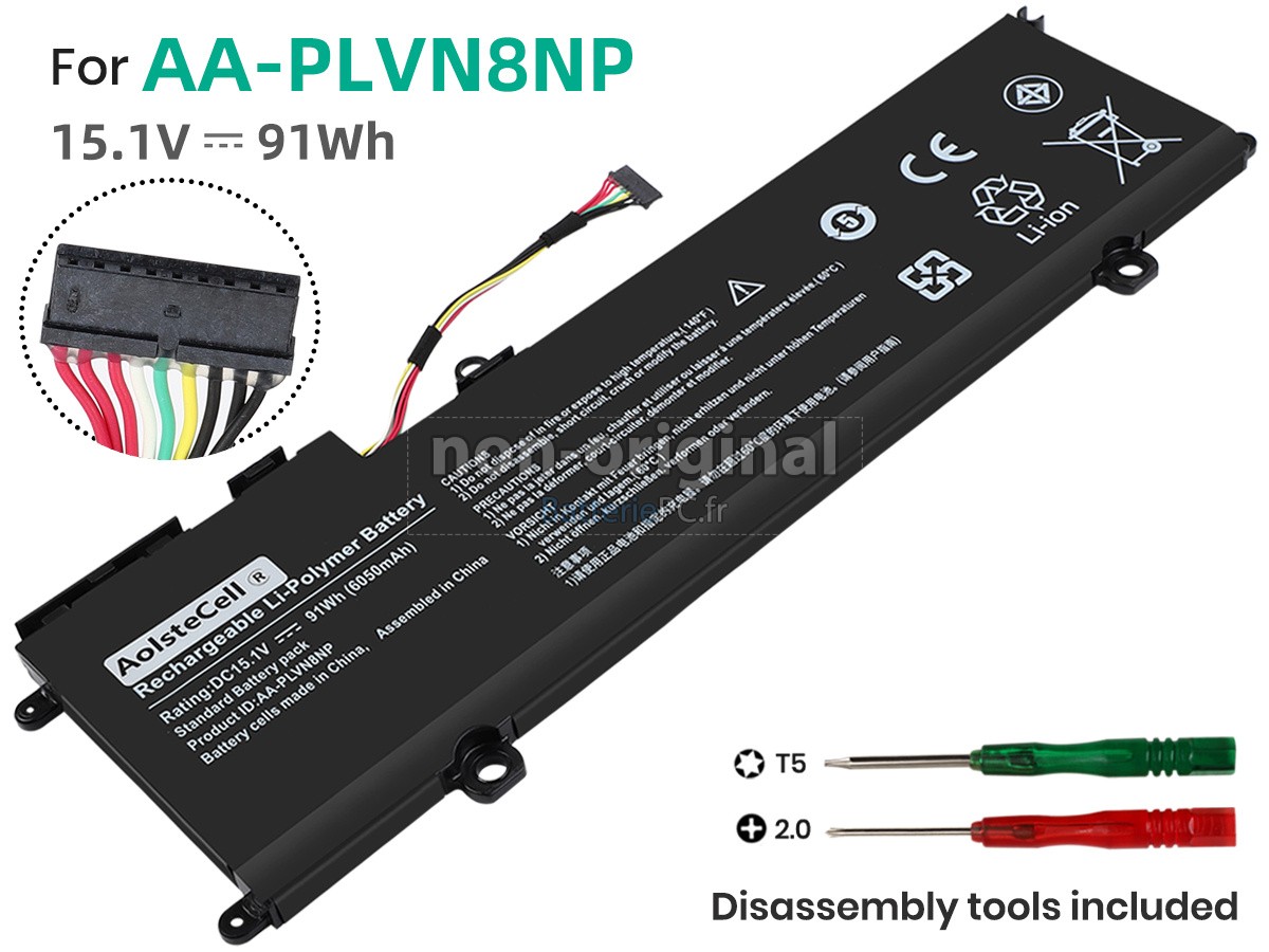 batterie pour Samsung NP880Z5E-X03CA